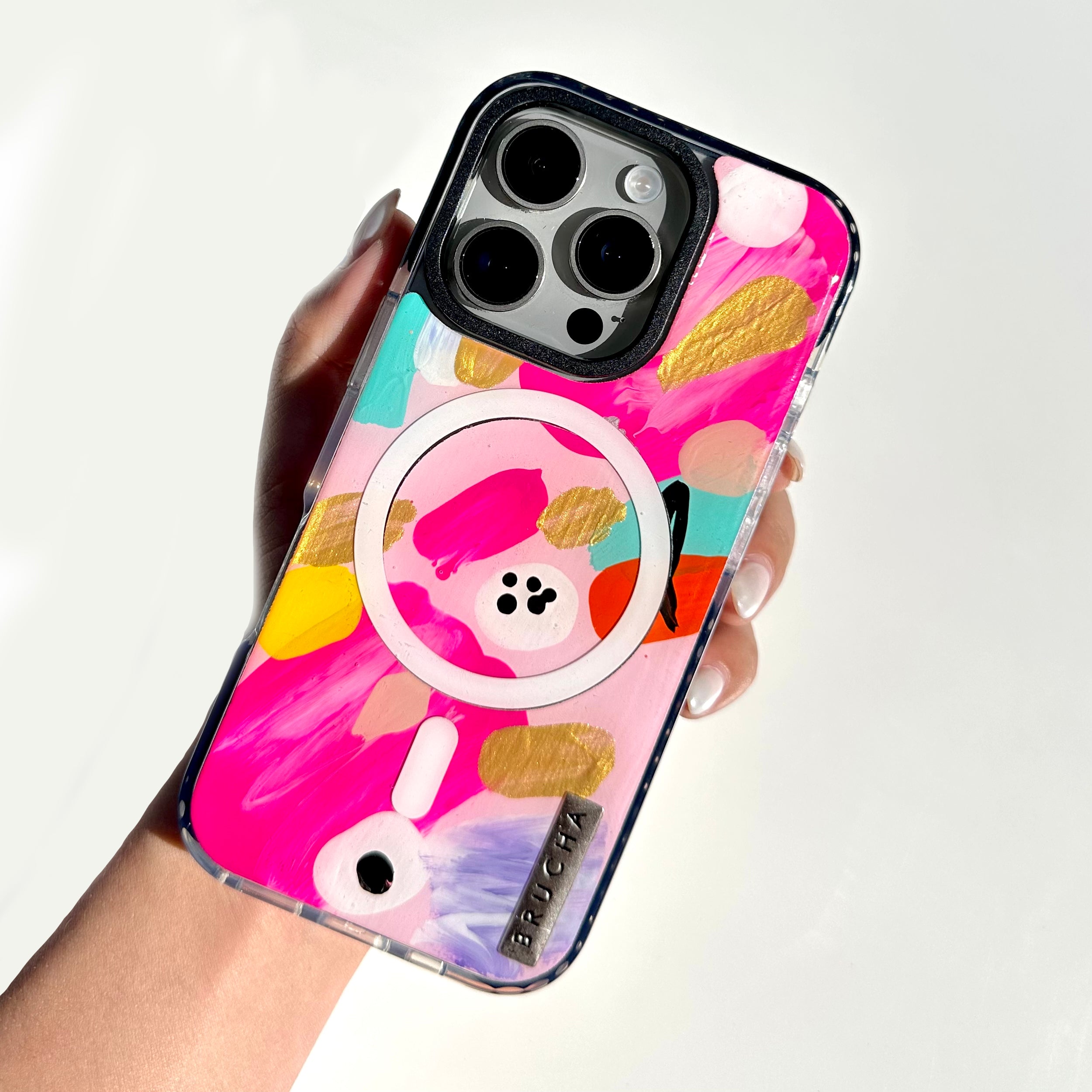 Funda Magsafe ultra protectora pintada a mano para iPhone - Siena