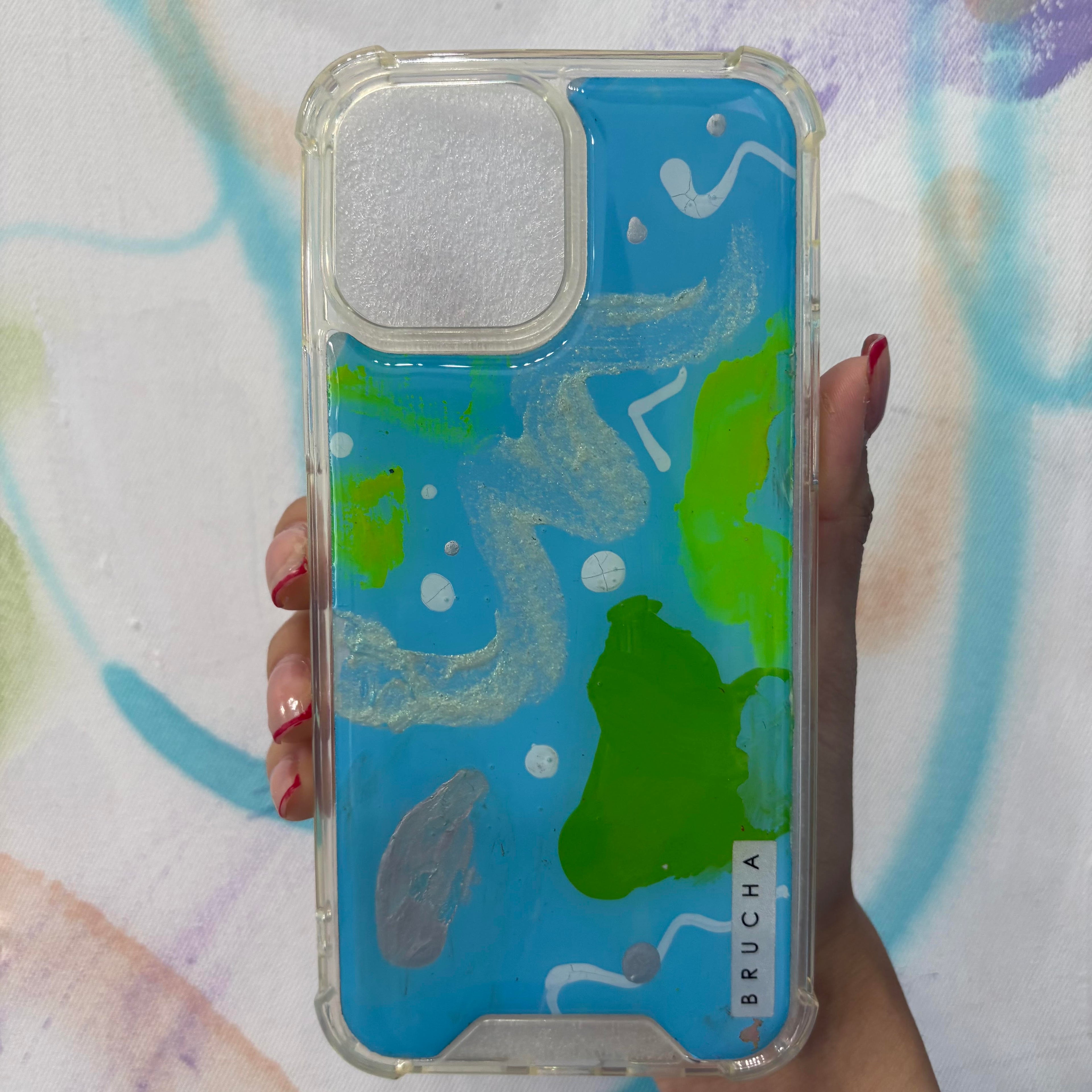 Funda ultra protectora pintada a mano para iPhone 13 Pro Max - Skye