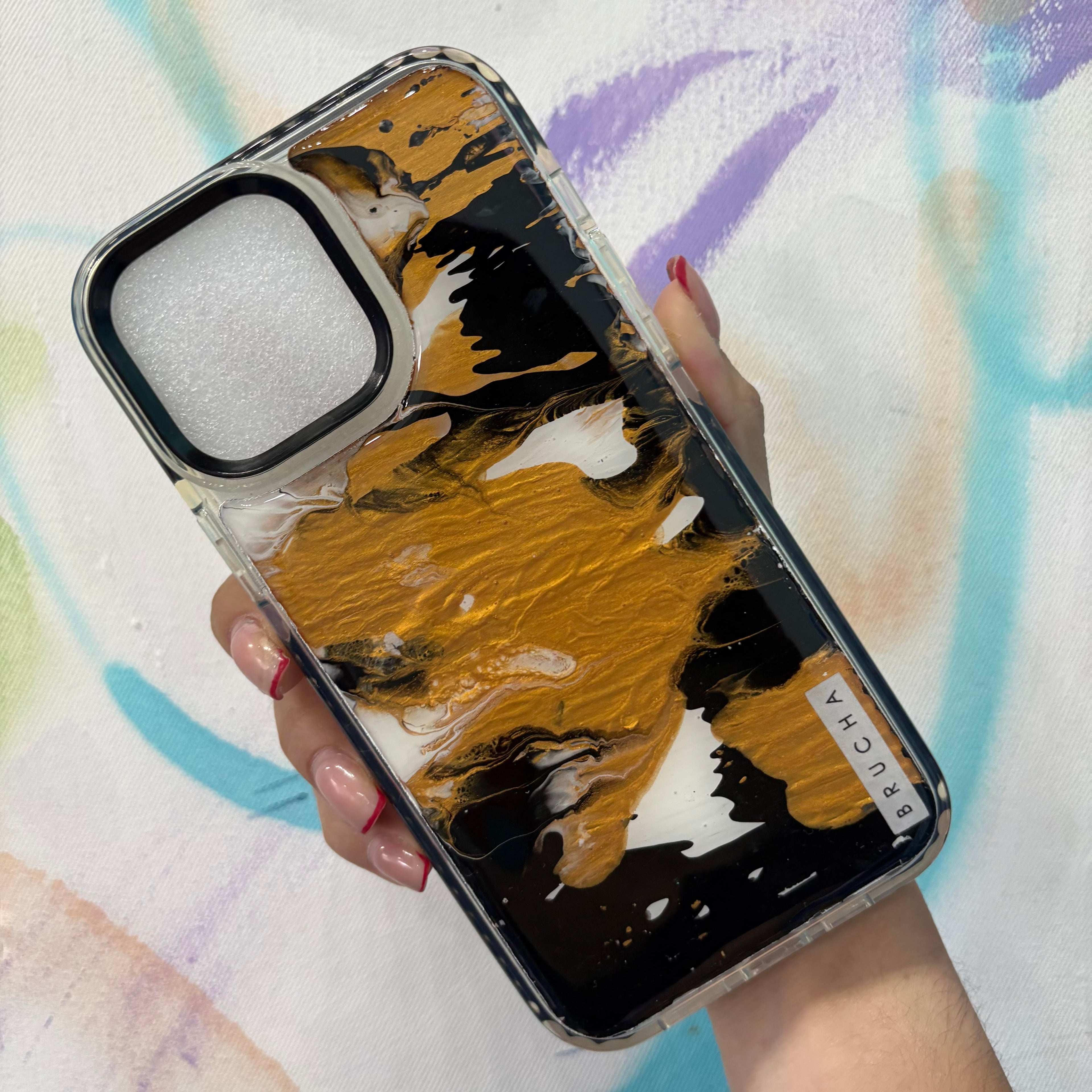 Funda ultra protectora pintada a mano para iPhone 13 Pro Max - Marshall