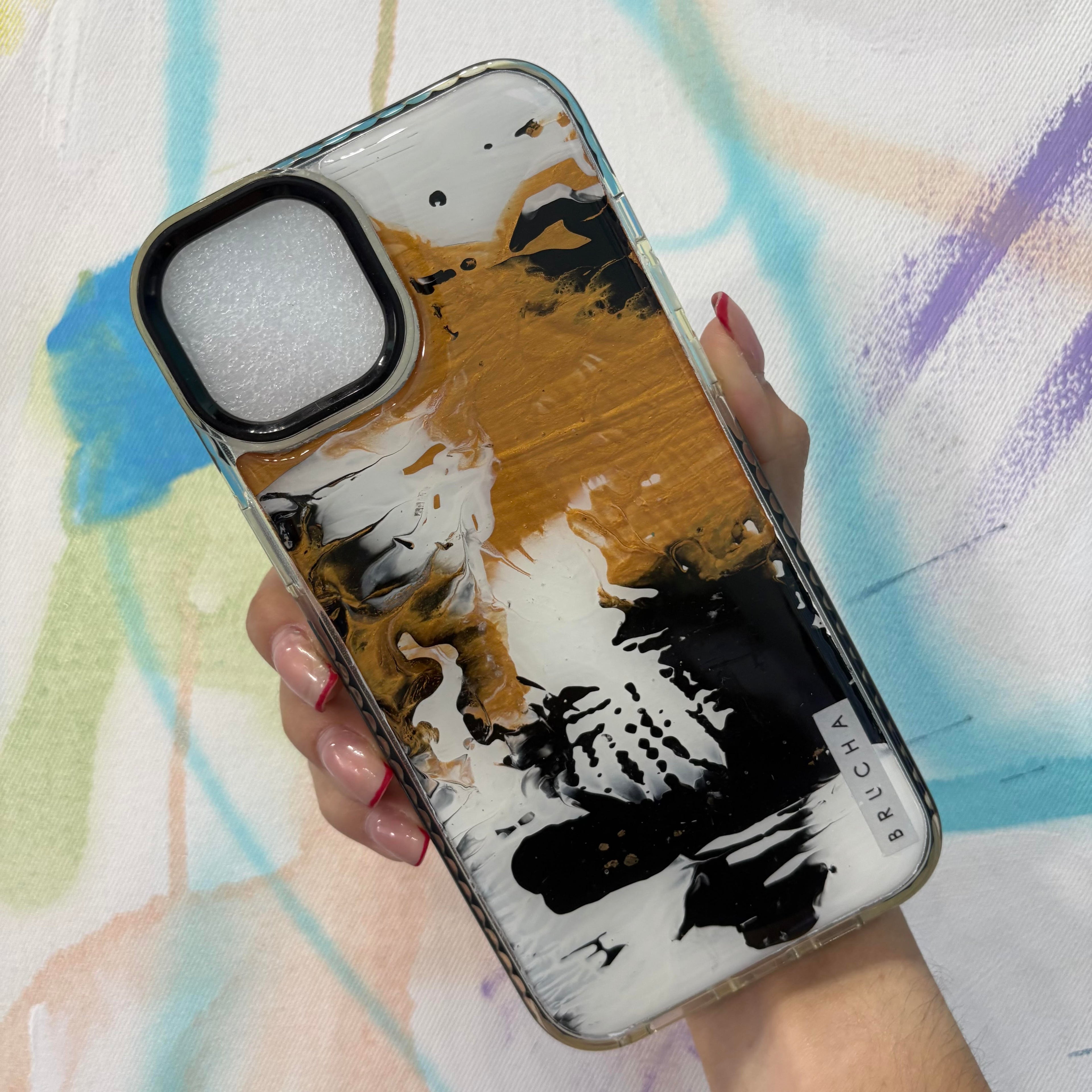 Funda ultra protectora pintada a mano para iPhone 14/15 Plus – Troy