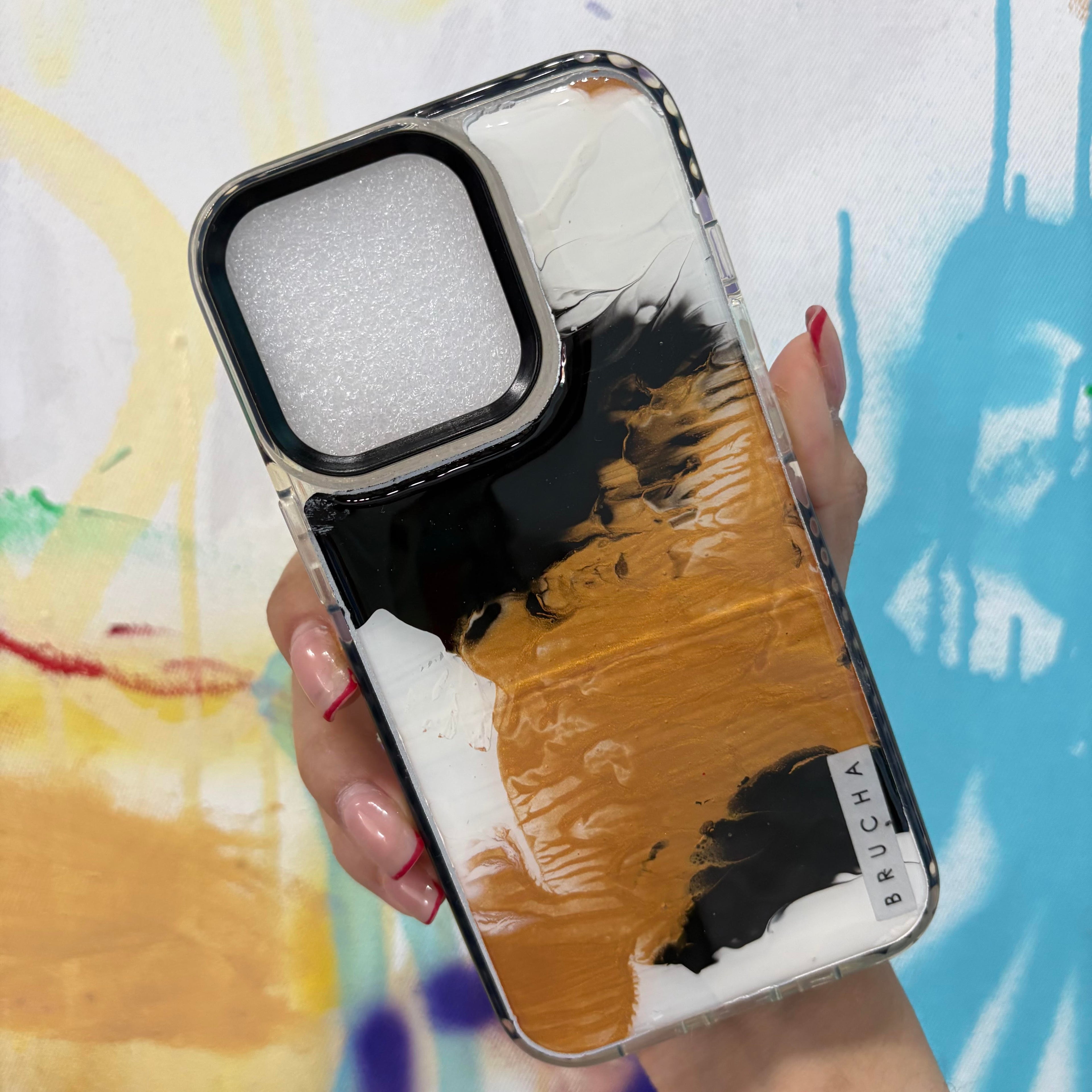 Funda ultra protectora pintada a mano para iPhone 13 Pro - Jelly