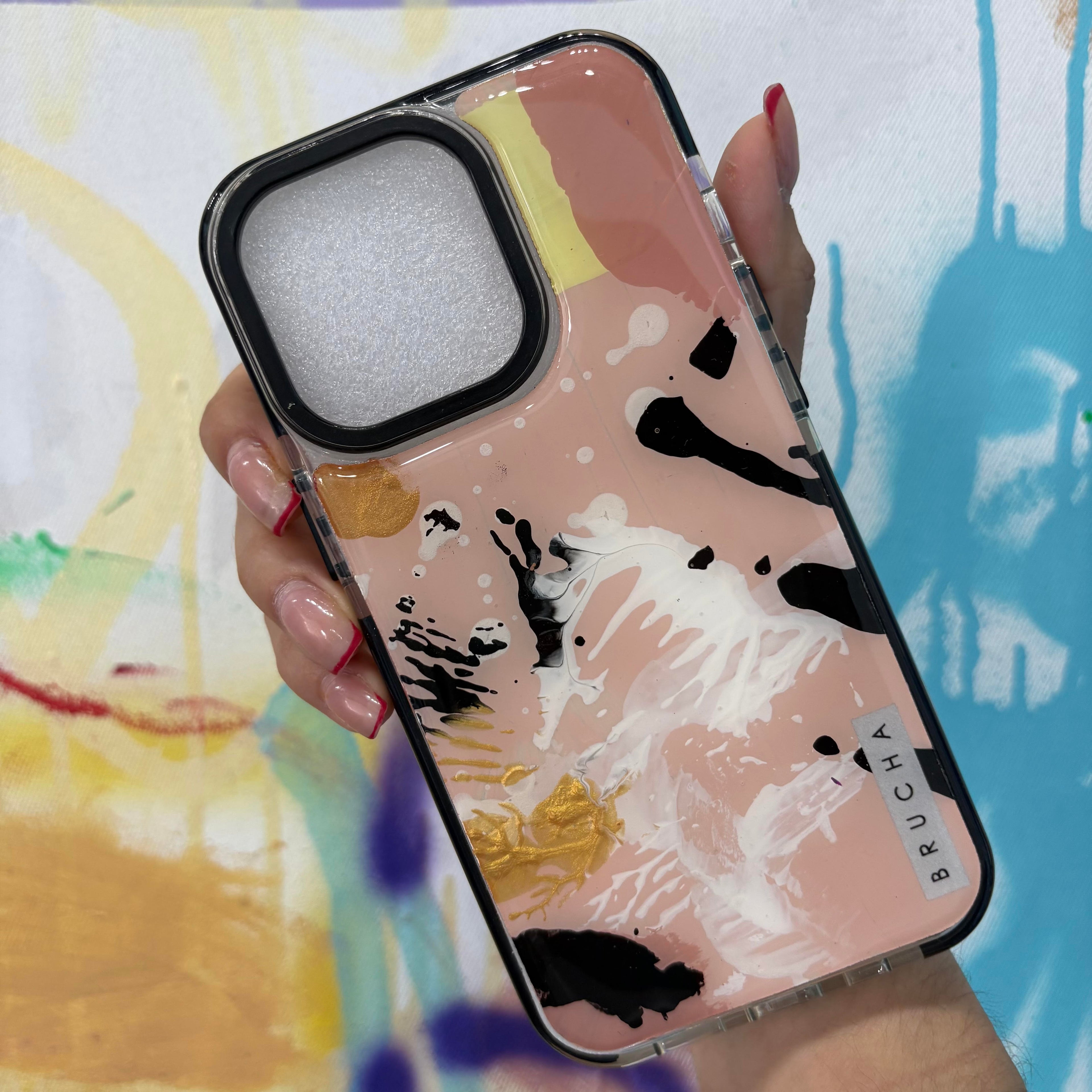Funda ultra protectora pintada a mano para iPhone 13 Pro - Mochi