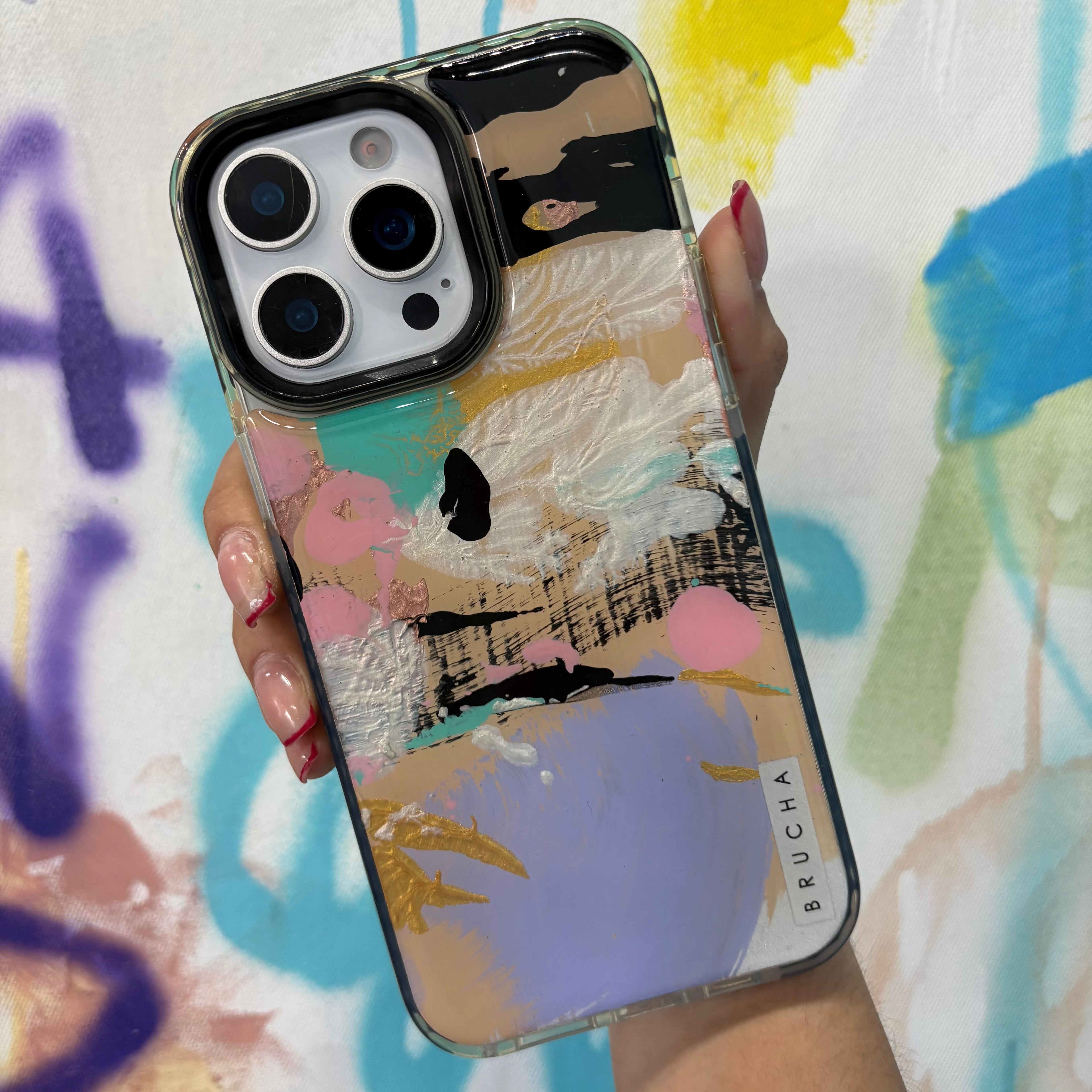 Funda ultra protectora pintada a mano para iPhone 14 Pro Max - Miris
