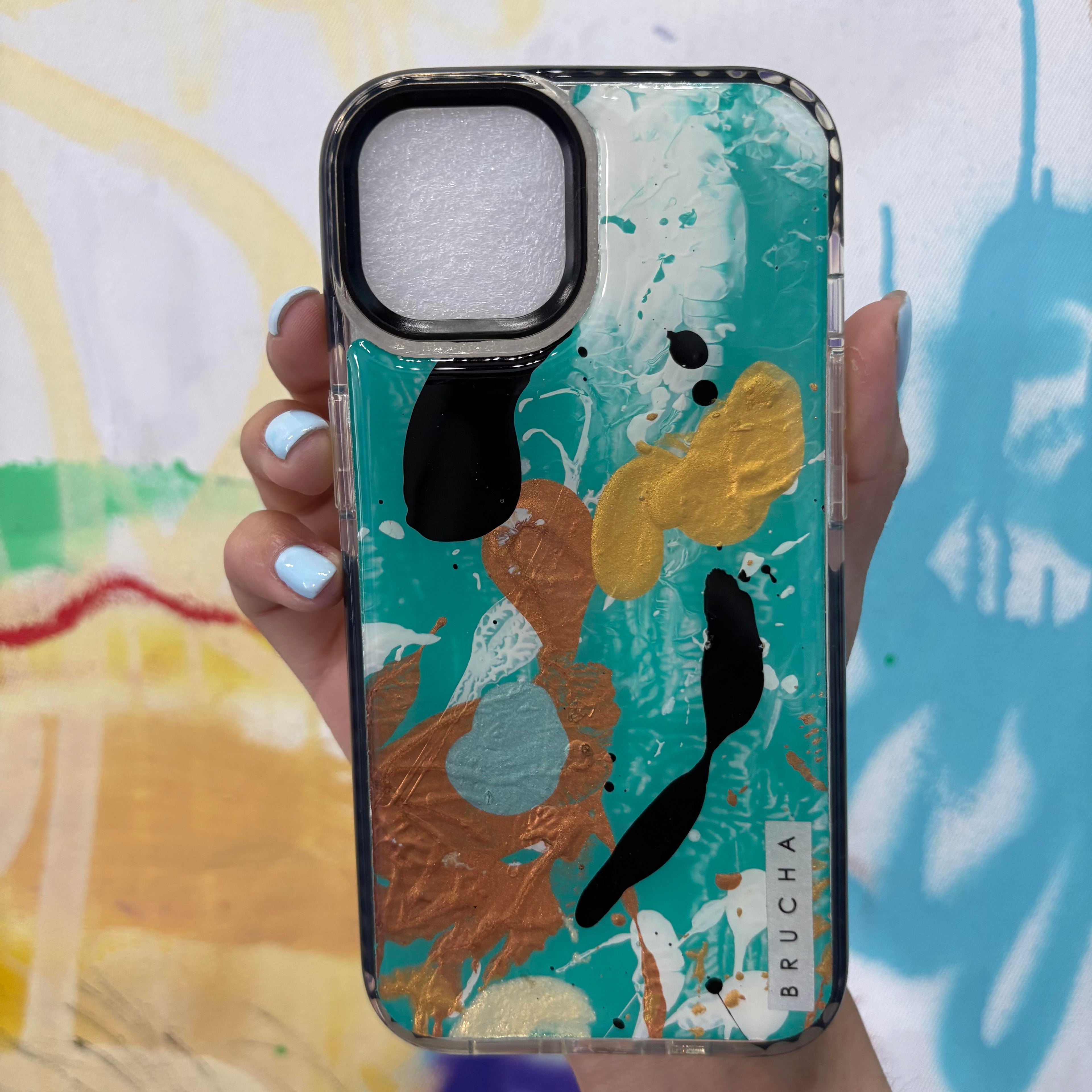 Funda ultra protectora pintada a mano para iPhone 13 - Storm