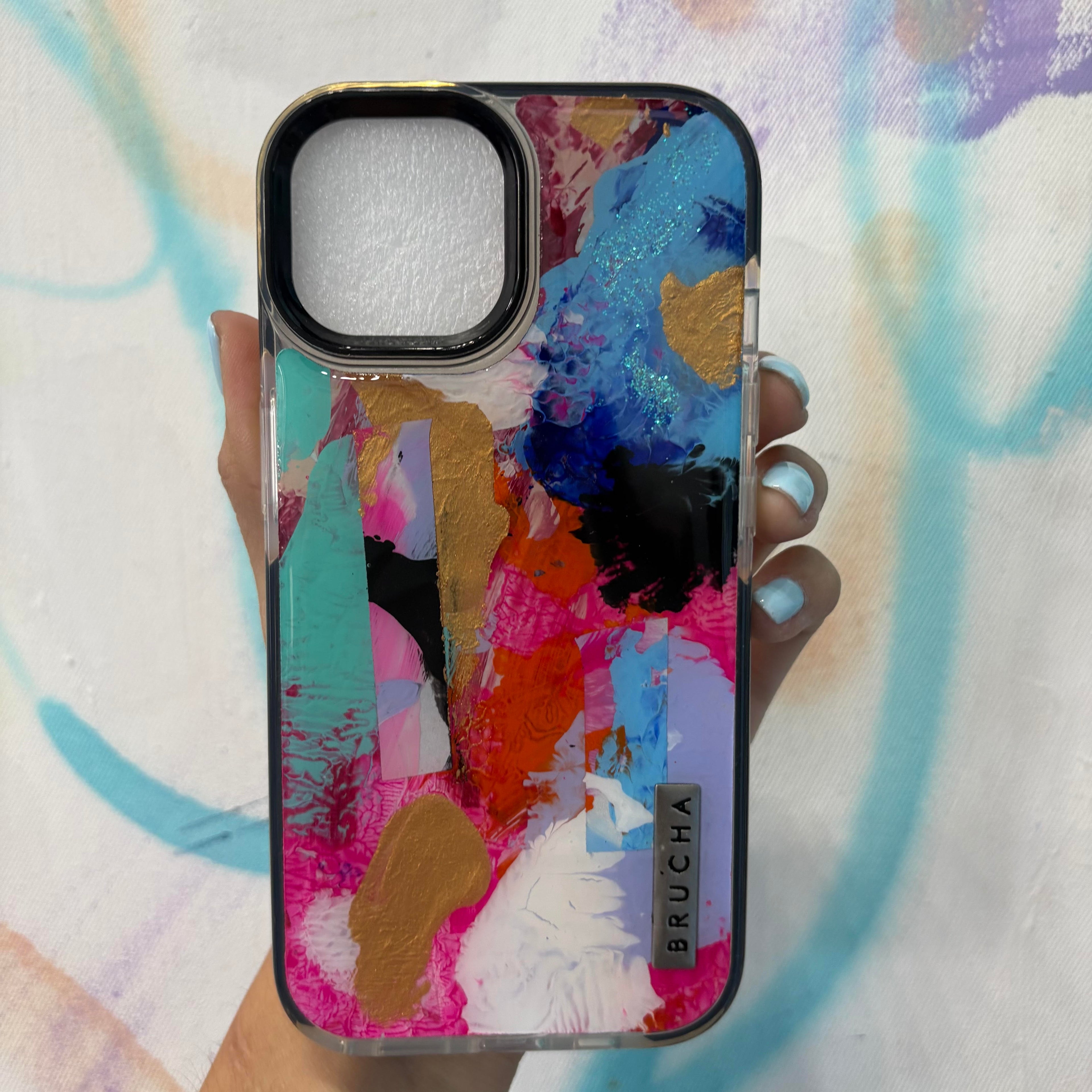 Funda ultra protectora pintada a mano para iPhone 15 - Copy