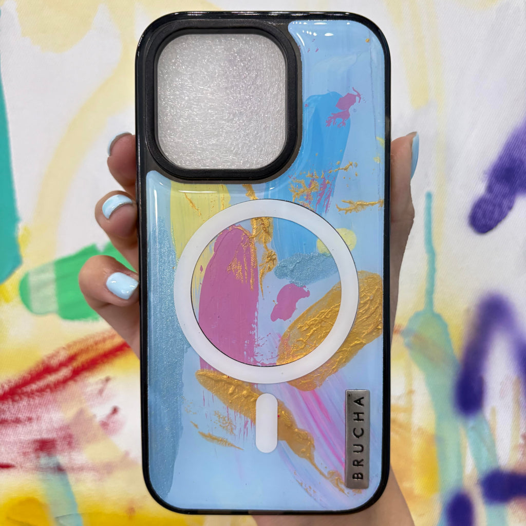 Funda Magsafe ultra protectora pintada a mano para iPhone 14 Pro - Lincoln