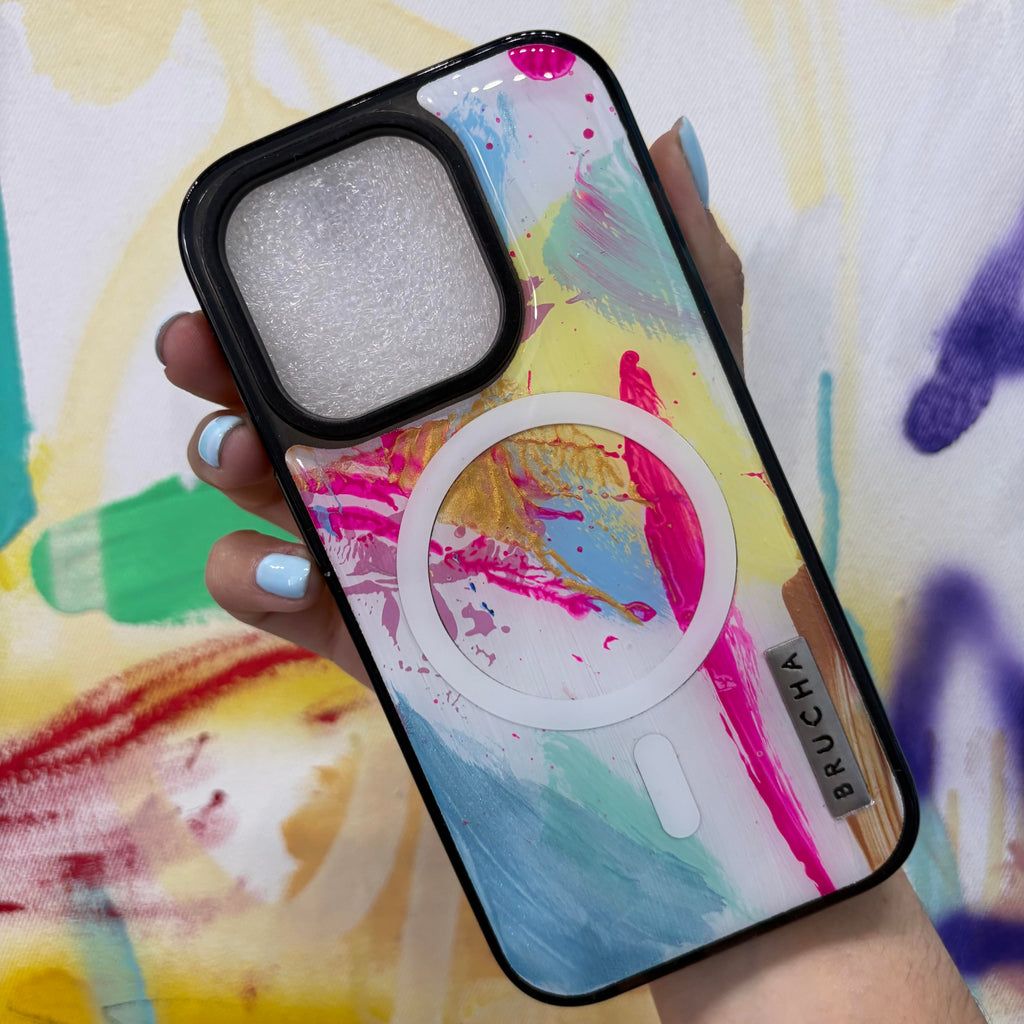 Funda Magsafe ultra protectora pintada a mano para iPhone 14 Pro - Russo
