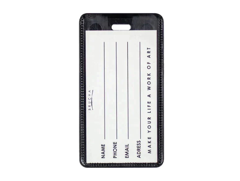 MANIFESTACIÓN ABUNDANCIA - Tag de maleta pintado a mano pieza única