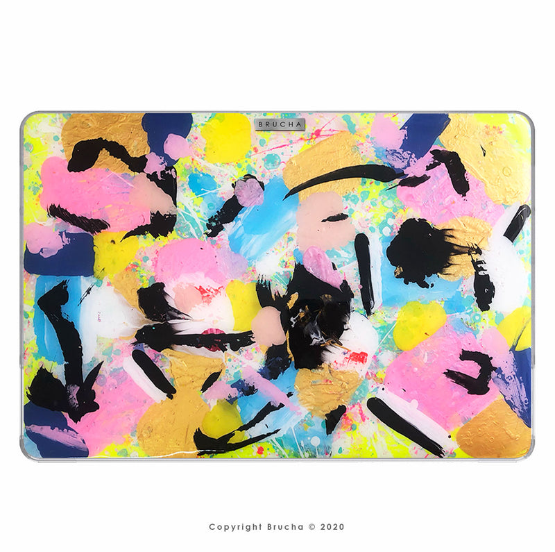 Funda ultra protectora para MacBook Air 11" pintada a mano pieza única - Once