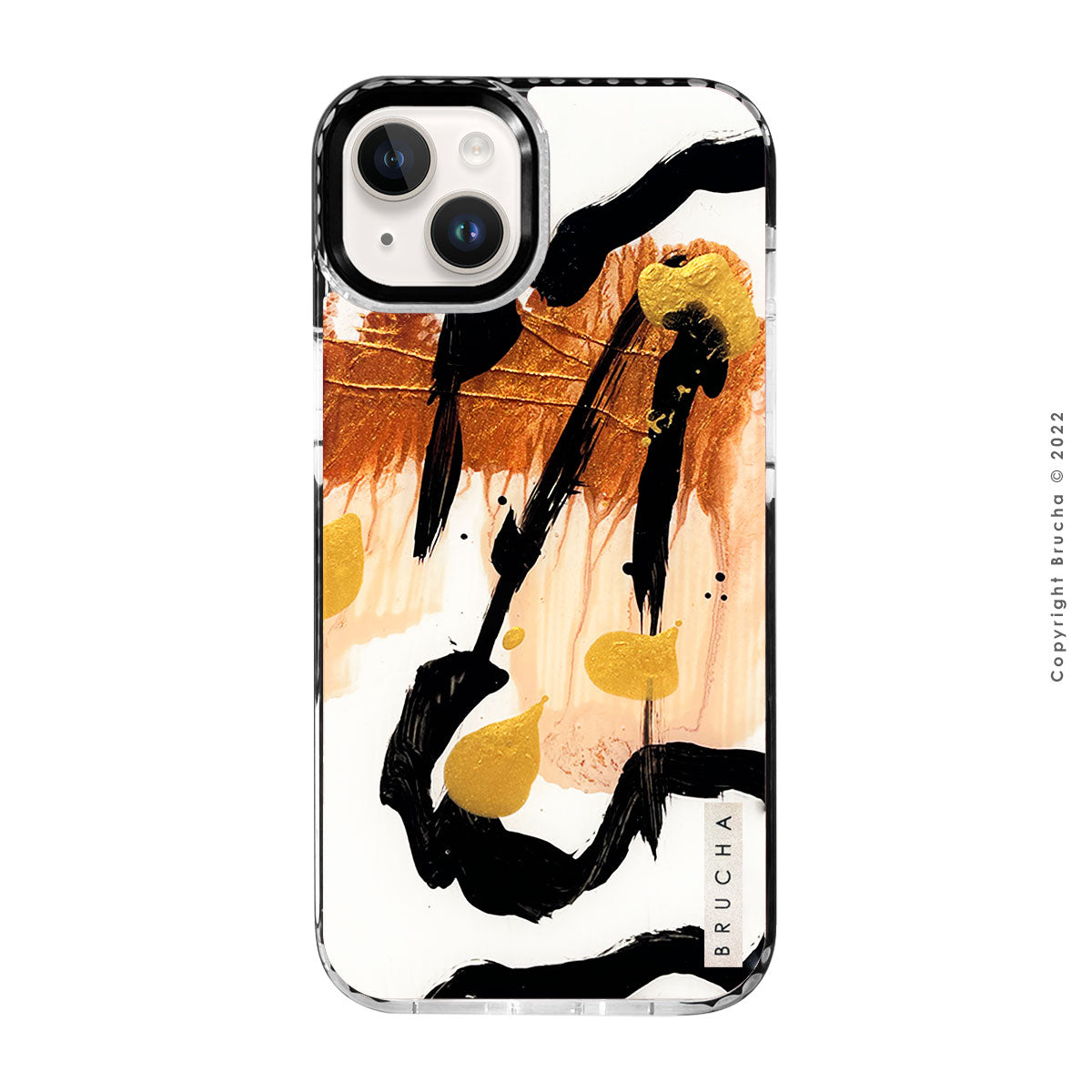Funda ultra protectora pintada a mano para iPhone 14/15 Plus – Whisky