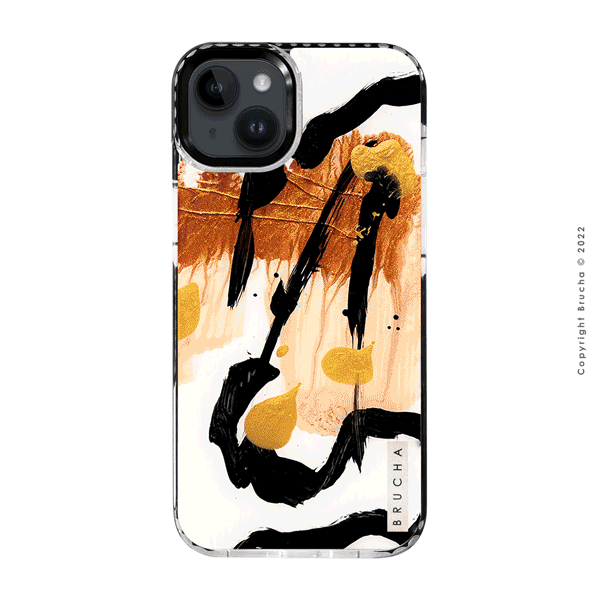 Funda ultra protectora pintada a mano para iPhone 14/15 Plus – Whisky