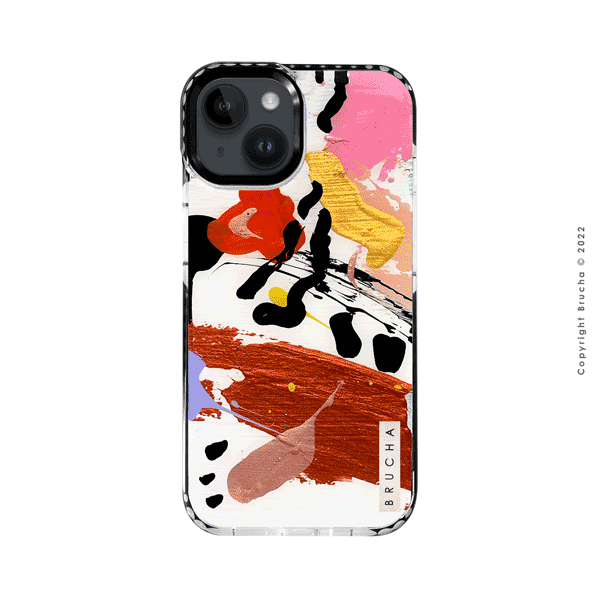 Funda ultra protectora pintada a mano para iPhone 13/14 - Lúa