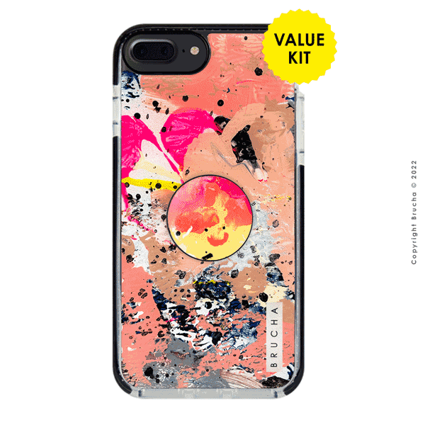 Funda ultra protectora pintada a mano para Iphone 6/7/8 Plus Value Kit – Frigi