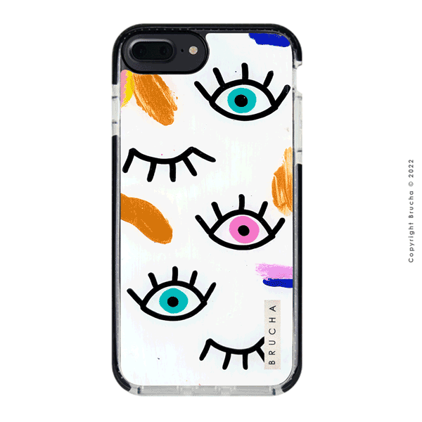 Funda ultra protectora pintada a mano para Iphone 6/7/8 Plus –EYES