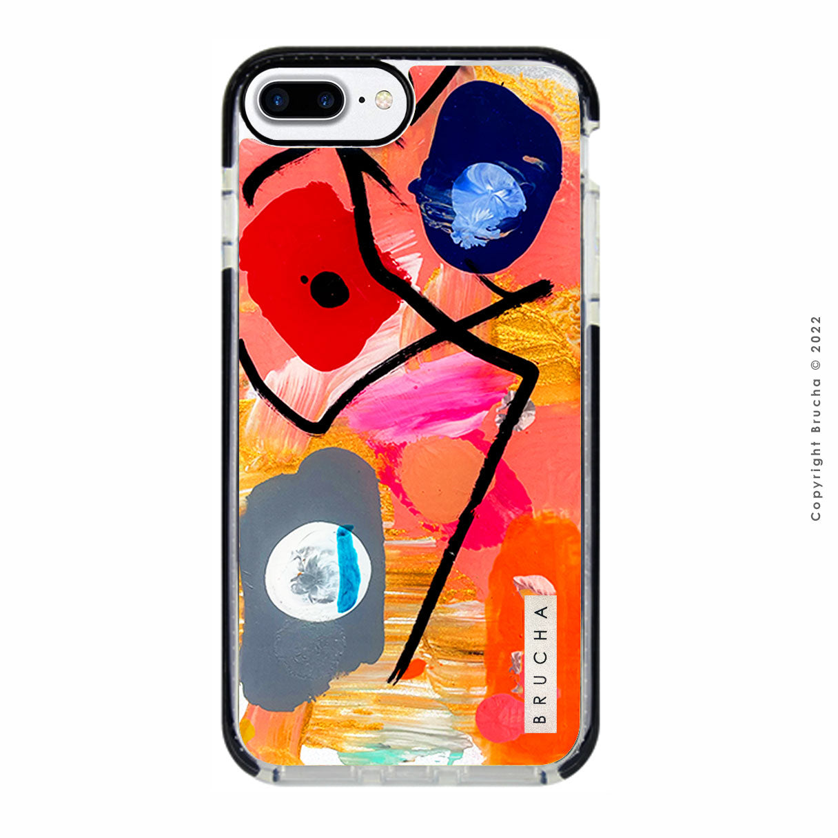 Funda ultra protectora pintada a mano para iPhone 6/7/8 Plus