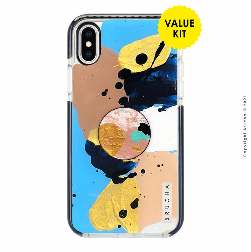 Funda ultra protectora pintada a mano para iPhone X Max Value Kit – Friyay