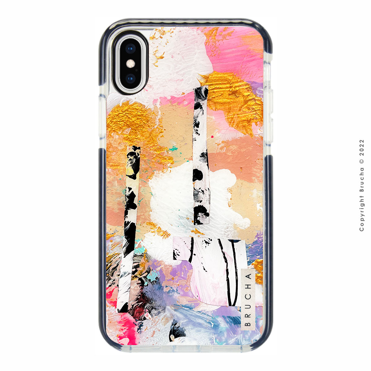 Funda ultra protectora pintada a mano para iPhone X Max - Jugos