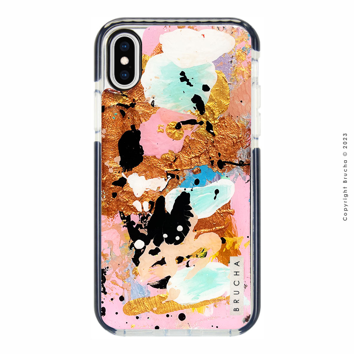 Funda ultra protectora pintada a mano para iPhone X Max - Kampala