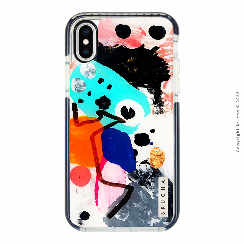 Funda ultra protectora pintada a mano para iPhone X Max – Tea