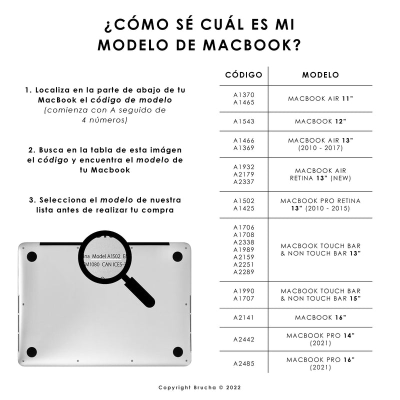 Funda ultra protectora para MacBook Air 11" pintada a mano pieza única - Once