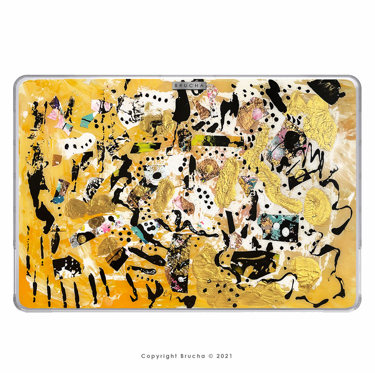 Funda ultra protectora para MacBook 16" pintada a mano pieza única - Morti