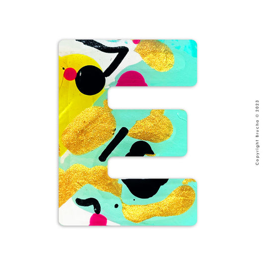 E -pieza única sticker