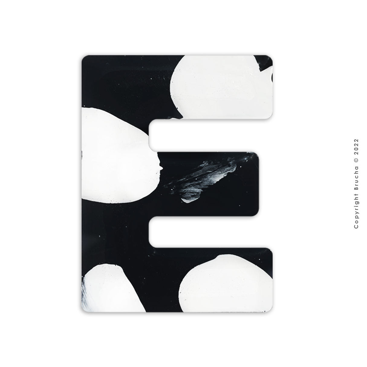 E  -B&W colección sticker