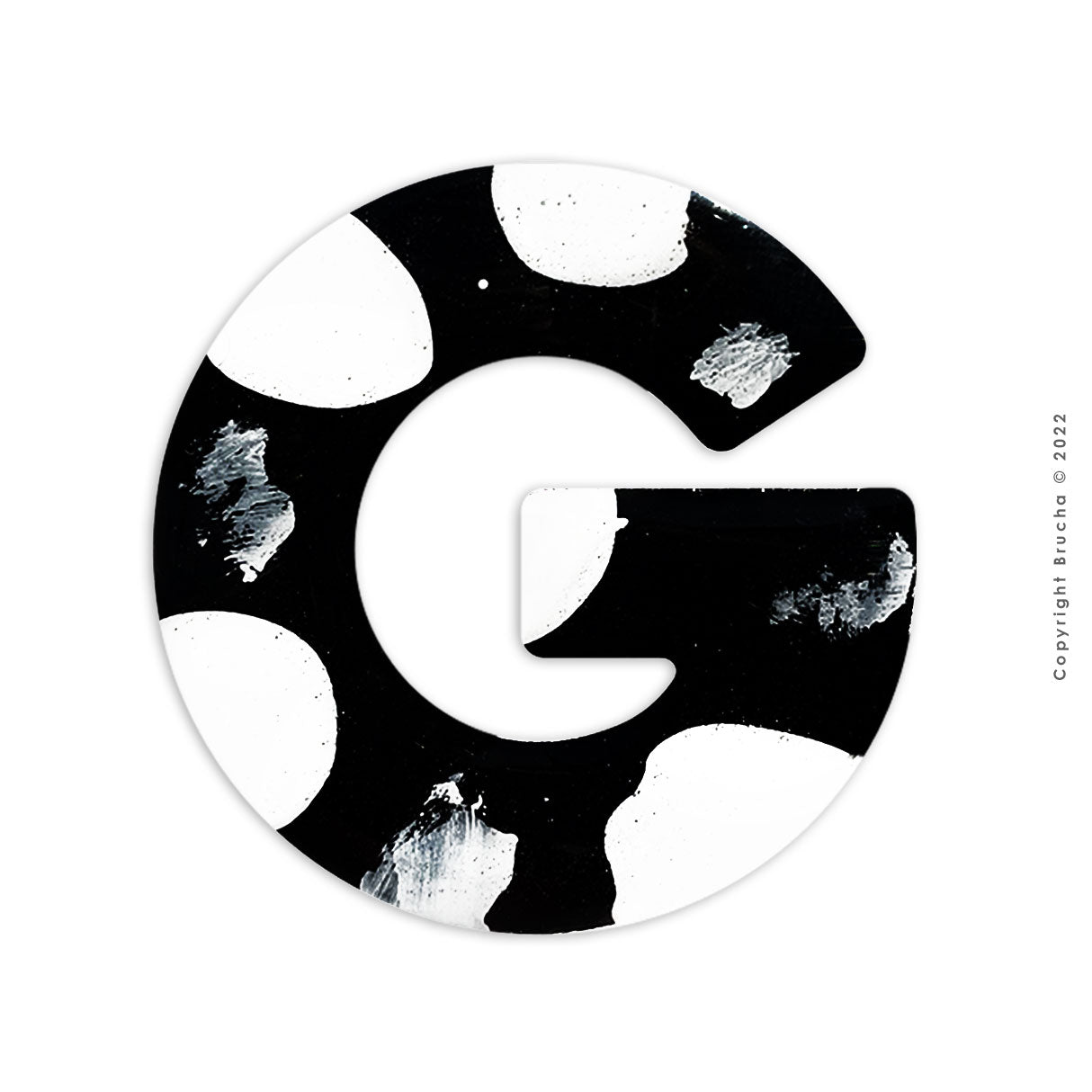 G  -B&W colección sticker