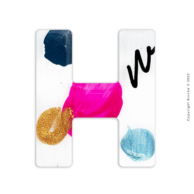 H -colores colección sticker