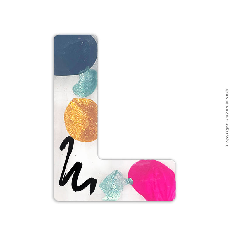 L -colores colección sticker