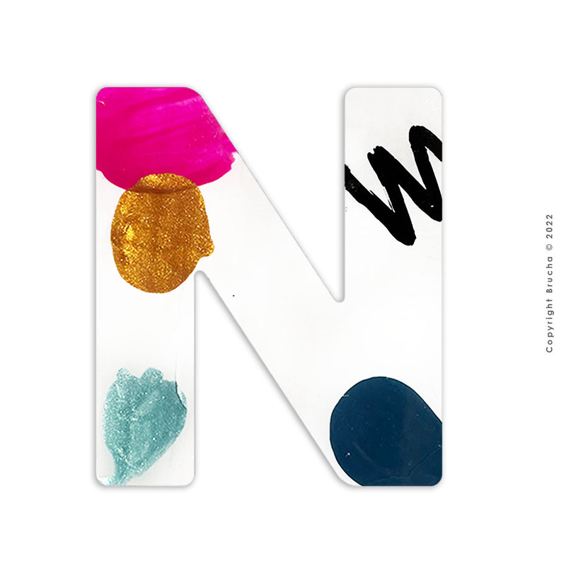 N -colores colección sticker