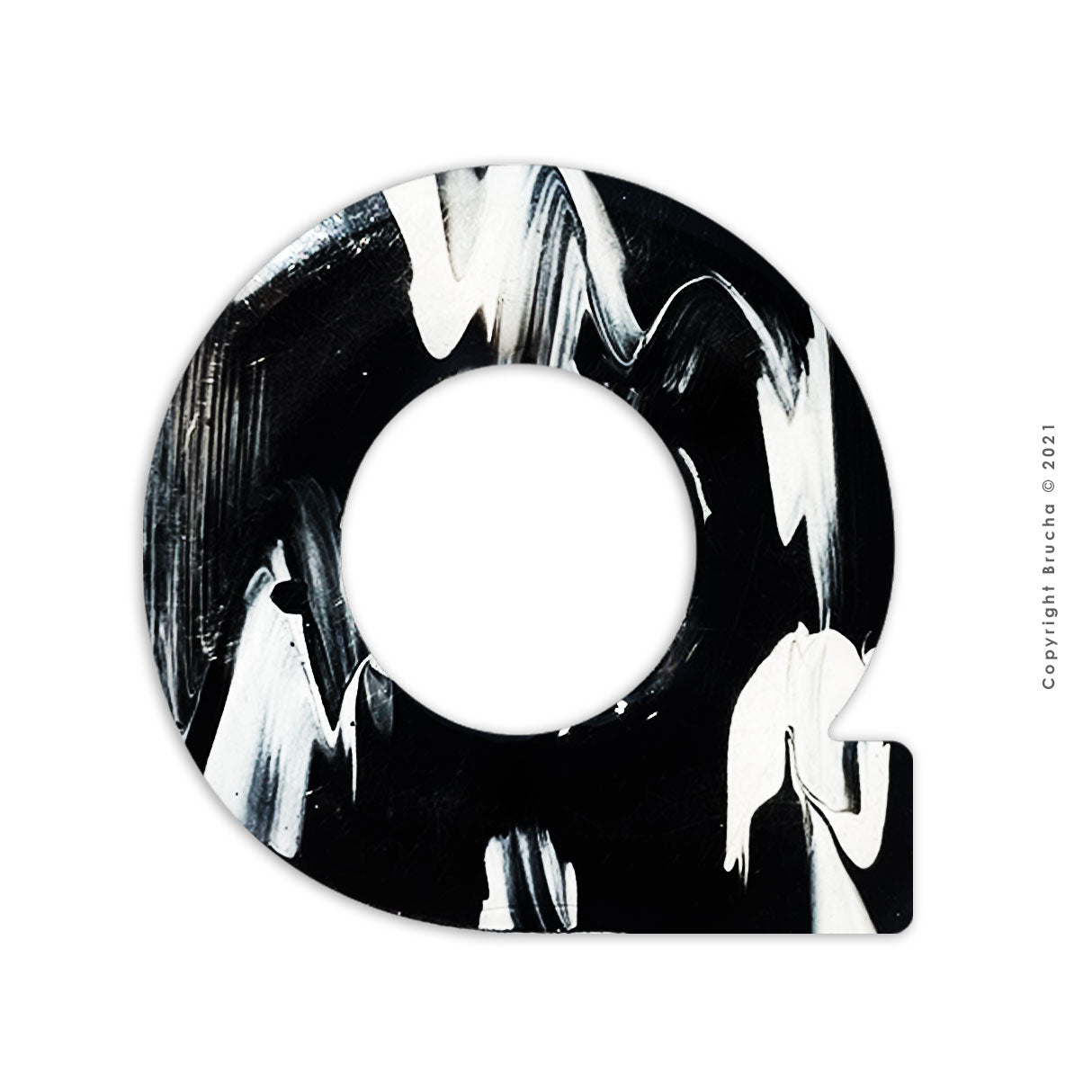 Q -B&W sticker