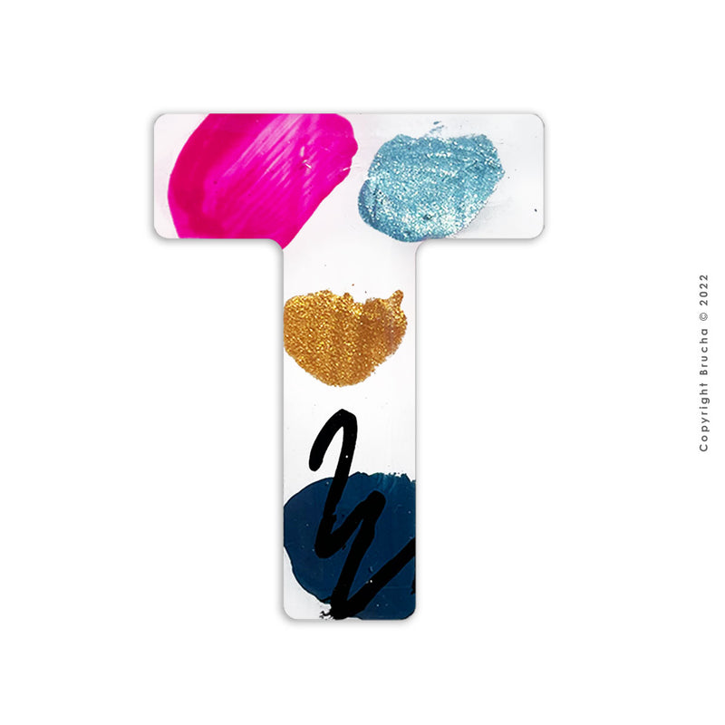 T -colores colección sticker