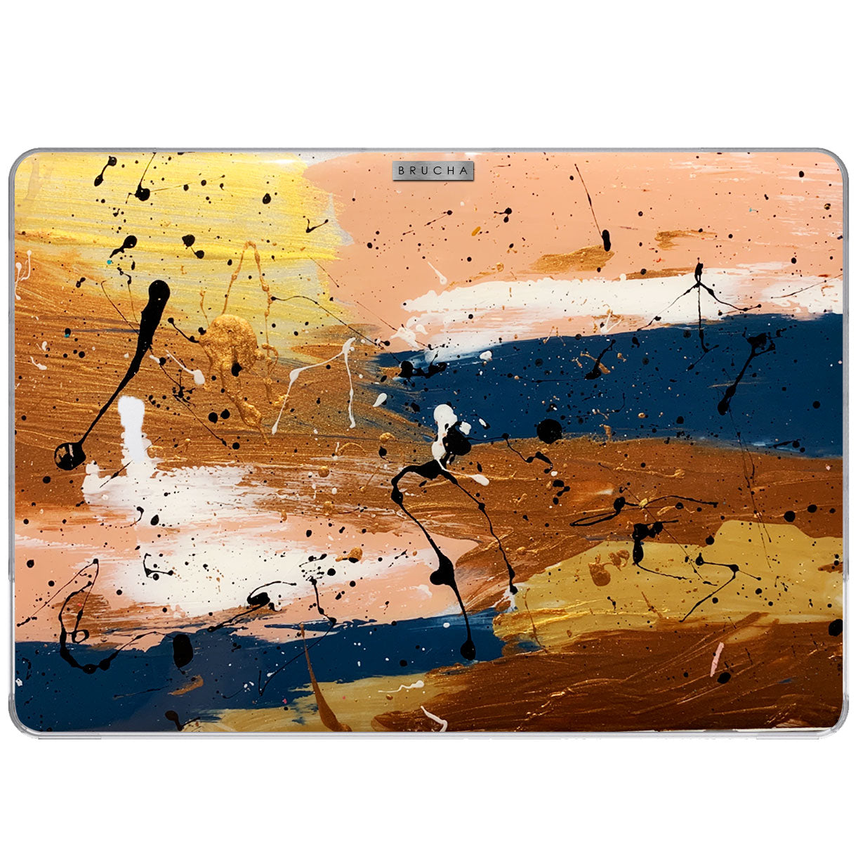 Funda ultra protectora para MacBook 12" pintada a mano pieza única - Crown
