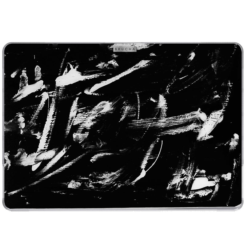 Funda ultra protectora para MacBook Touch Bar & Non Touch Bar 15" pintada a mano pieza única - Pared Negra